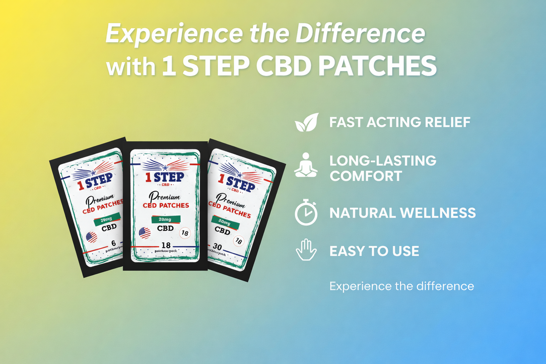 1 Step CBD Patches UK | Long Lasting Transdermal CBD | BrainCraft