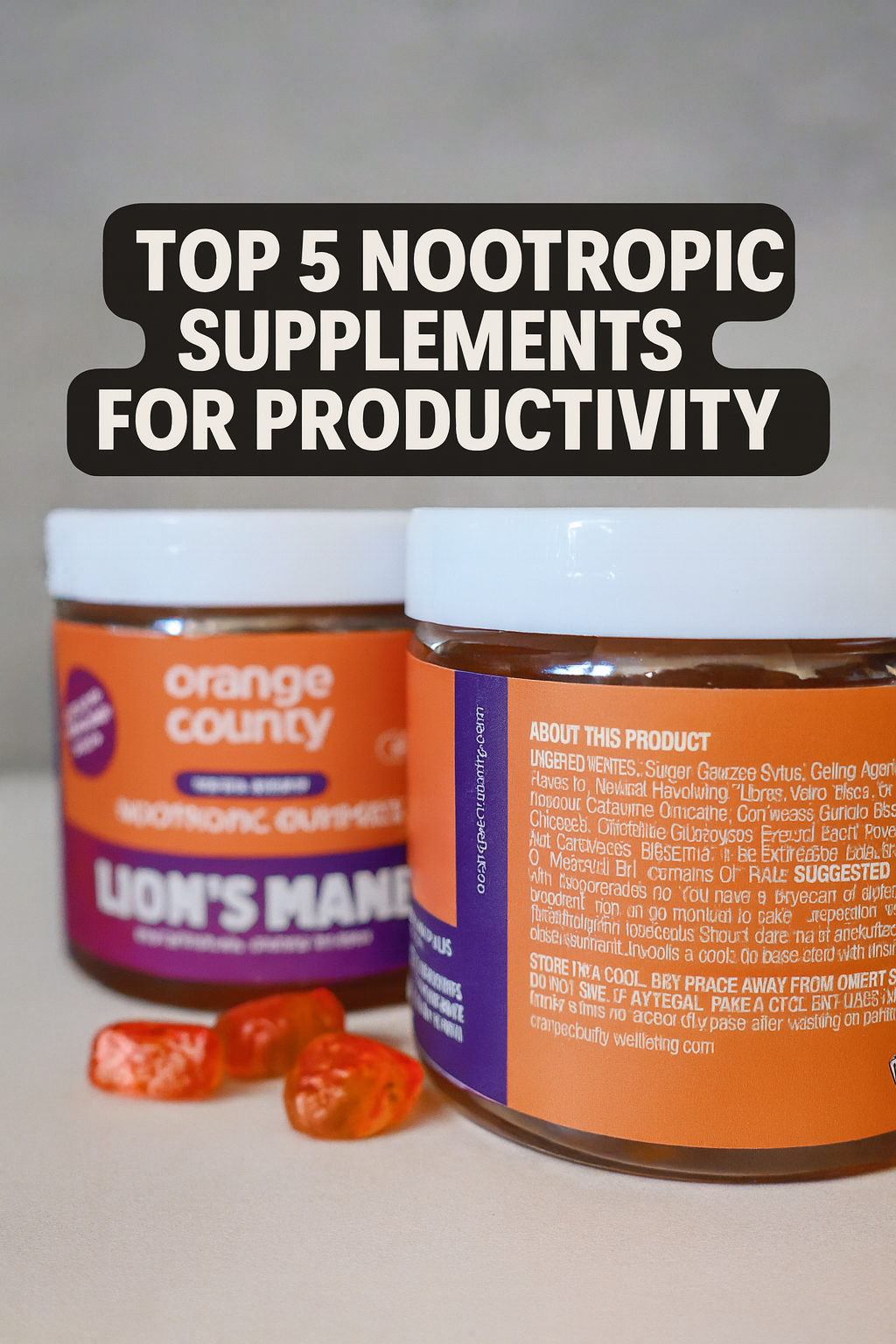 Top 5 Nootropic Supplements for Productivity