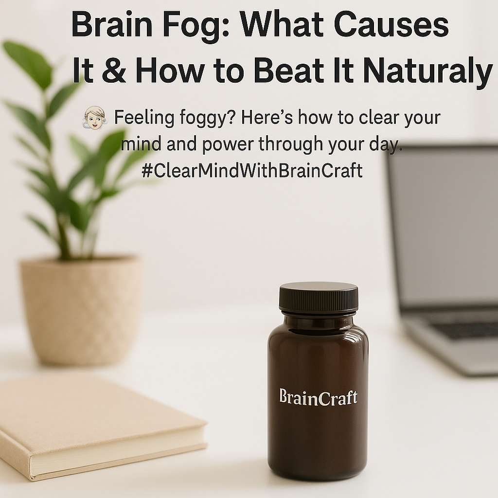 🧠 Brain Fog: What Causes It & How to Beat It Naturally