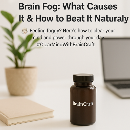 🧠 Brain Fog: What Causes It & How to Beat It Naturally