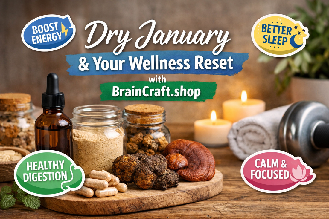 Dry January Benefits & How BrainCraft.shop Can Support Your Reset