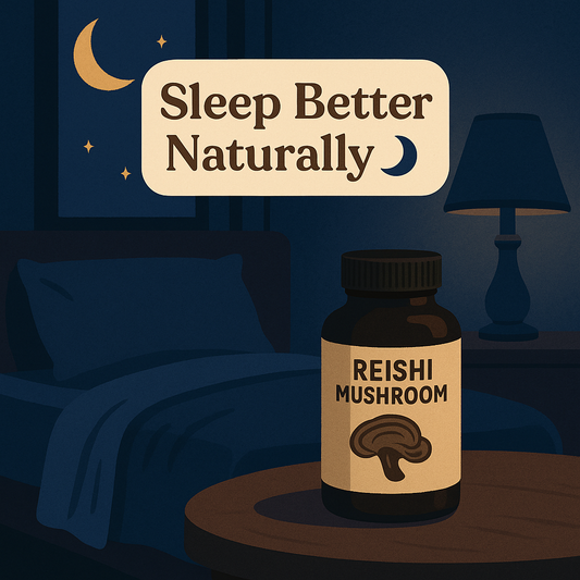 🌙 Reishi: The Mushroom That Helps You Sleep Better Naturally