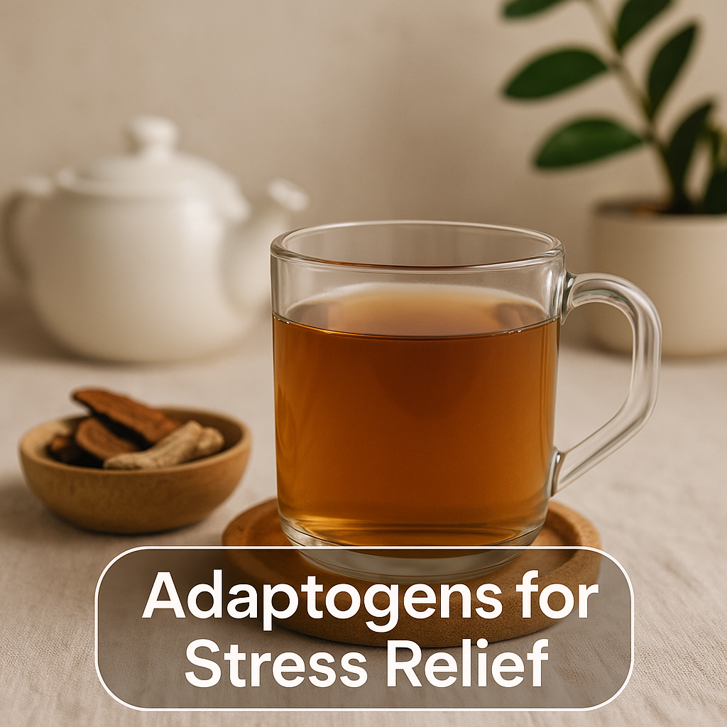 🧠 Blog Title: Adaptogens for Stress Relief: Nature’s Answer to Modern Overload