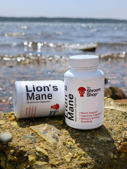 The Shroom Shop Lion's Mane Mushroom 45000mg Capsules - 90 Caps