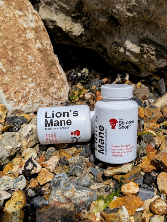 The Shroom Shop Lion's Mane Mushroom 45000mg Capsules - 90 Caps