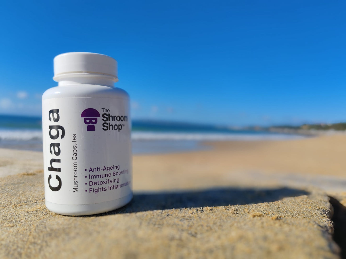 The Shroom Shop Chaga Mushroom 45000mg Capsules - 90 Caps