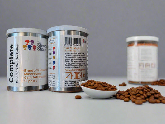 The Shroom Shop 30000mg Complete Complex Nootropic Adaptogenic Coffee - 100g